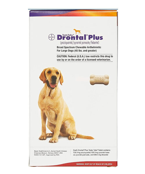 Drontal® Plus Taste Tablets for Dogs - Single Tablet